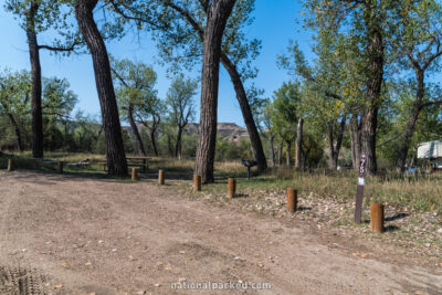 Cottonwood Campground in Theodore Roosevelt National Park in North Dakota