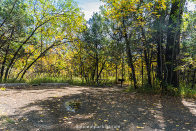 Juniper Campground in Theodore Roosevelt National Park in North Dakota