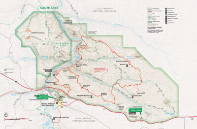 Theodore Roosevelt South Unit Map