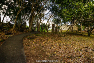 Annaberg Walking Trail in Virgin Islands National Park on the island of St. John