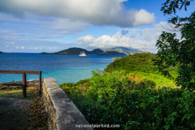 Annaberg Walking Trail in Virgin Islands National Park on the island of St. John