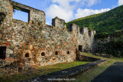 Annaberg Walking Trail in Virgin Islands National Park on the island of St. John