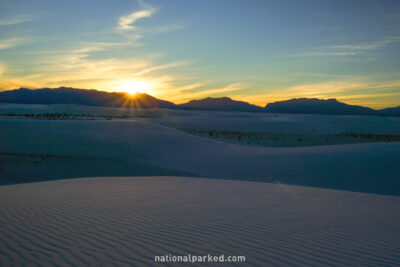 White Sands National Monument in New Mexico