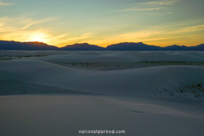 White Sands National Monument in New Mexico