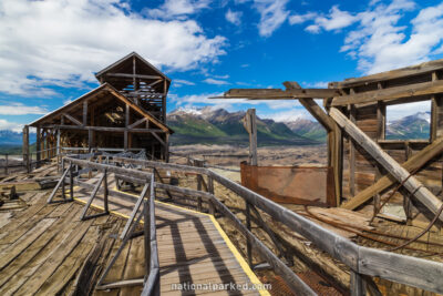 Kennicott Mill in Wrangell-St. Elias National Park in Alaska