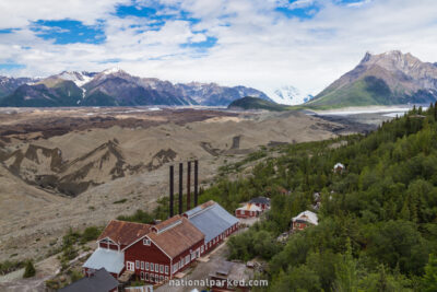 Kennicott Mill in Wrangell-St. Elias National Park in Alaska
