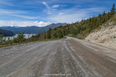McCarthy Road in Wrangell-St. Elias National Park in Alaska