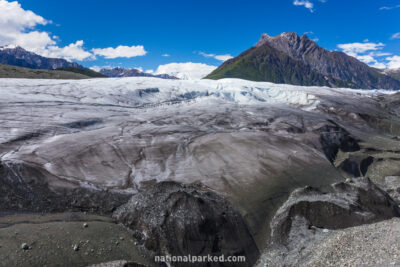 Root Glacier Trail in Wrangell-St. Elias National Park in Alaska