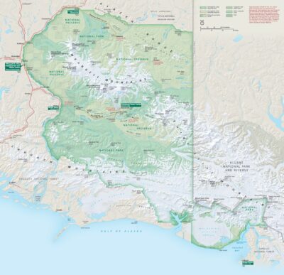 Wrangell-St. Elias park map