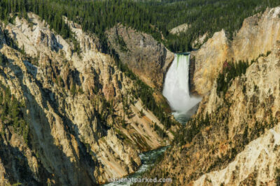 Artist Point in Yellowstone National Park in Wyoming