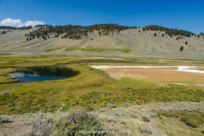 Blacktail Lakes in Yellowstone National Park in Wyoming