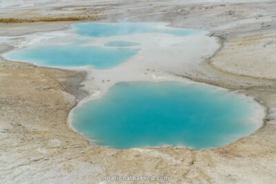 Colloidal Pool in Yellowstone National Park in Wyoming