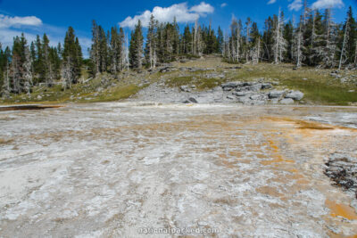 Grand Geyser in Yellowstone National Park in Wyoming