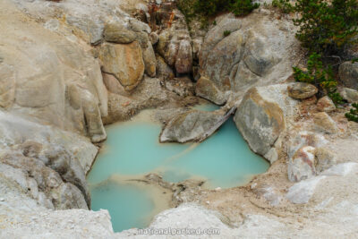 Hurricane Vent in Yellowstone National Park in Wyoming