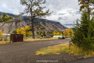 Mammoth Campground in Yellowstone National Park in Wyoming