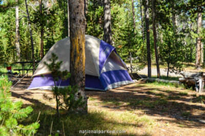 Norris Campground in Yellowstone National Park in Wyoming