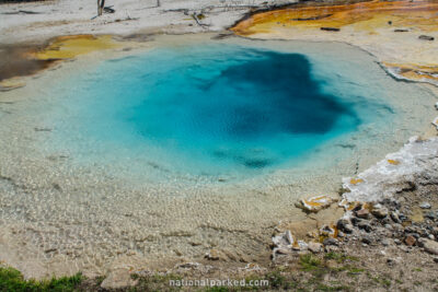 Silex Spring in Yellowstone National Park in Wyoming