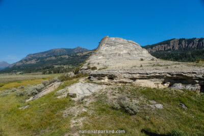 Soda Butte in Yellowstone National Park in Wyoming