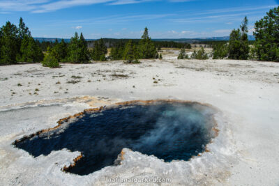 Surprise Pool in Yellowstone National Park in Wyoming