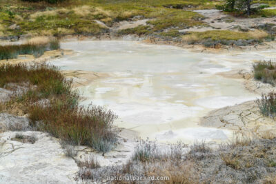 Thumb Paint Pots in Yellowstone National Park in Wyoming