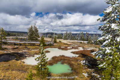 West Thumb Geyser Basin, Yellowstone National Park, Wyoming