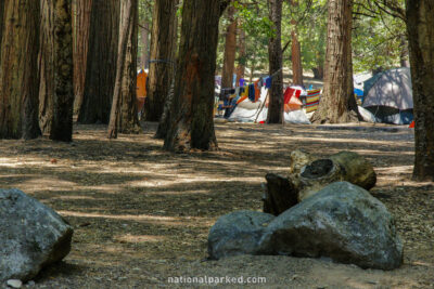 Camp 4 in Yosemite National Park in California