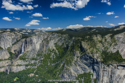 Glacier Point in Yosemite National Park in California