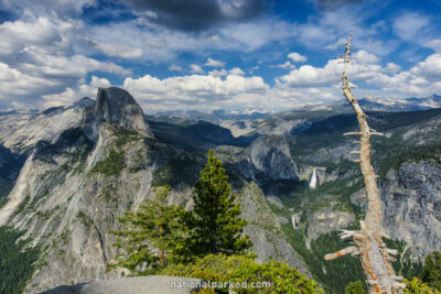 Glacier Point in Yosemite National Park in California