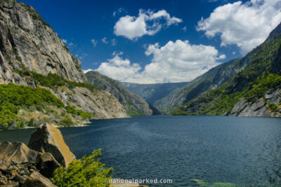 Hetch Hetchy Valley in Yosemite National Park in California