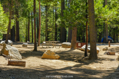 Hodgdon Meadow Campground in Yosemite National Park in California