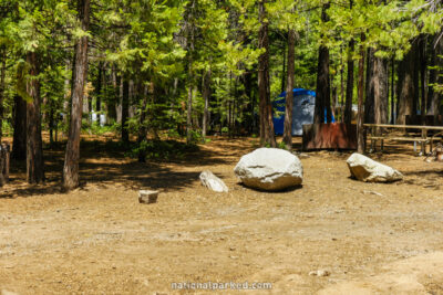 Hodgdon Meadow Campground in Yosemite National Park in California