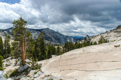 Olmstead Point in Yosemite National Park in California