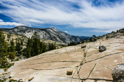 Olmstead Point in Yosemite National Park in California