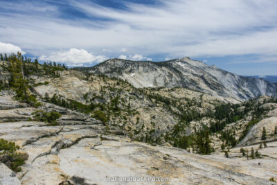 Olmstead Point in Yosemite National Park in California