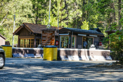 South Entrance Station in Yosemite National Park in California