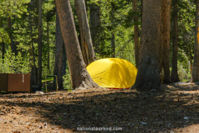 Tuolumne Meadows Campground in Yosemite National Park in California