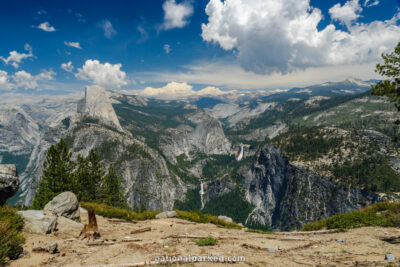 Washburn Point in Yosemite National Park in California