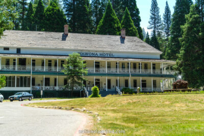 Wawona Hotel in Yosemite National Park in California