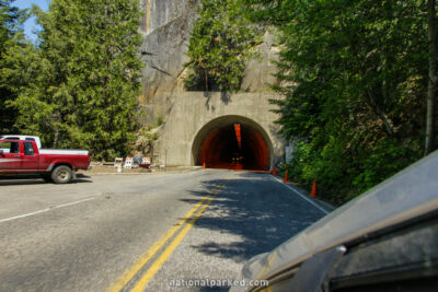 Wawona Tunnel in Yosemite National Park in California