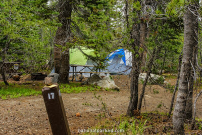 White Wolf Campground in Yosemite National Park in California