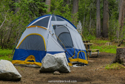 White Wolf Campground in Yosemite National Park in California