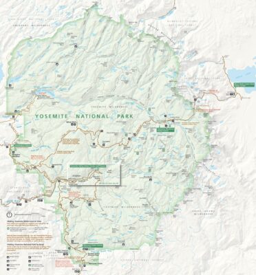 Yosemite Park Map