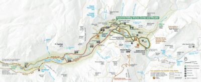 Yosemite Valley Detail Map