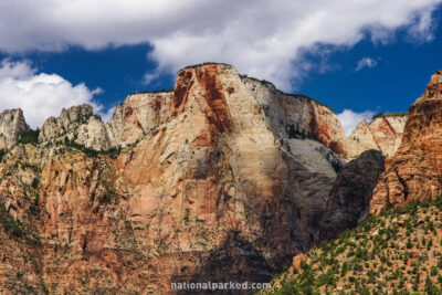 Altar of Sacrifice in Zion National Park in Utah