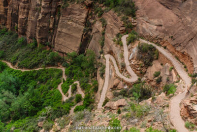 Angel's Landing Trail in Zion National Park in Utah