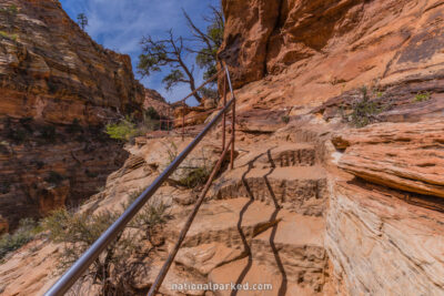 Canyon Overlook Trail in Zion National Park in Utah