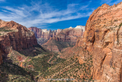 Canyon Overlook in Zion National Park in Utah