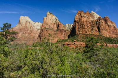 Court of the Patriarchs in Zion National Park in Utah