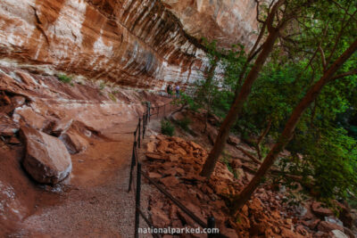 Emerald Pools Trail in Zion National Park in Utah