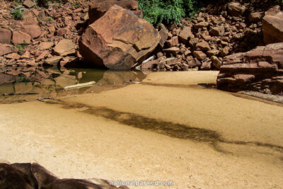 Emerald Pools Trail in Zion National Park in Utah